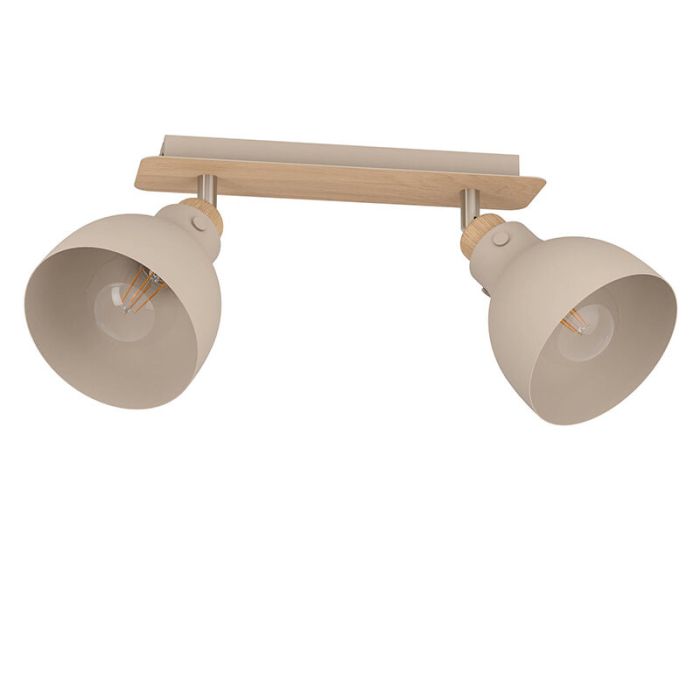 Beige moderne plafondspot aluminium, Andy