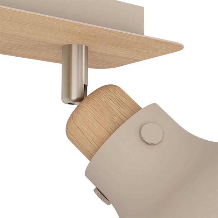 Beige moderne plafondspot aluminium, Andy