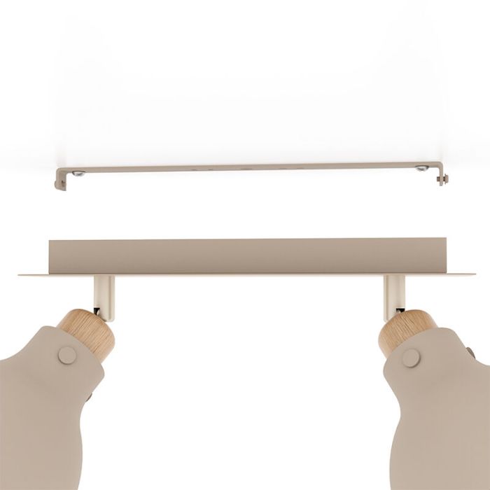 Beige moderne plafondspot aluminium, Andy