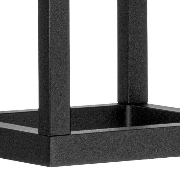 Zwarte moderne buiten wandlamp op zonne-energie aluminium, Kwame, 3,7W, 4000K LED, IP44