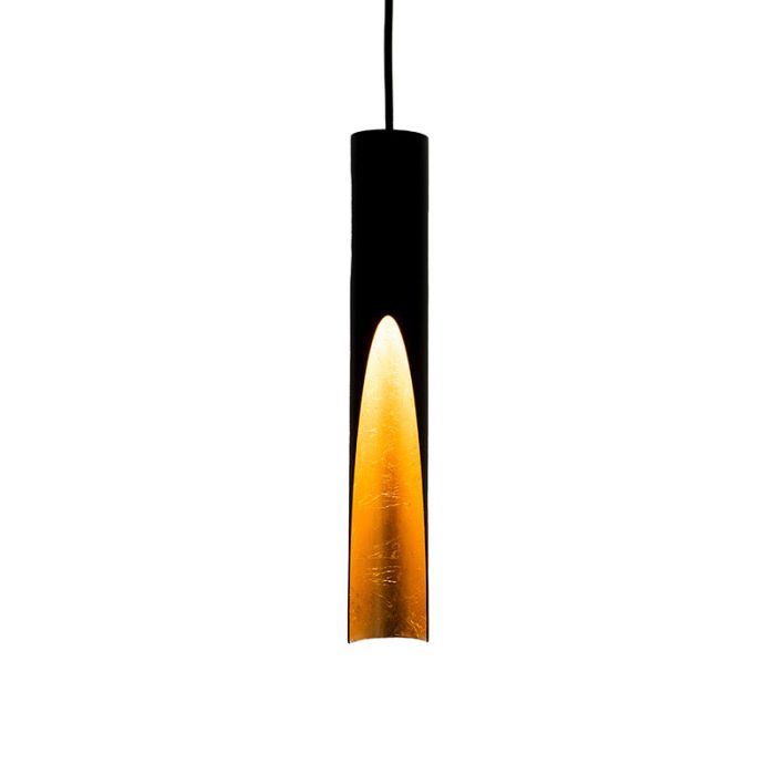 Gouden moderne hanglamp aluminium, Aloysius
