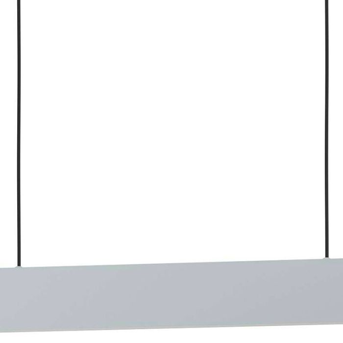 Grijze moderne smart hanglamp aluminium, Andrew, 19W, warm tot koud wit verstelbare LED