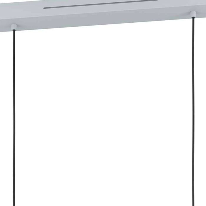 Grijze moderne smart hanglamp aluminium, Andrew, 19W, warm tot koud wit verstelbare LED