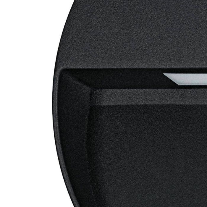 Zwarte moderne buitenlamp aluminium, Lamar, 4,8W, warm tot koud wit verstelbare LED, IP65
