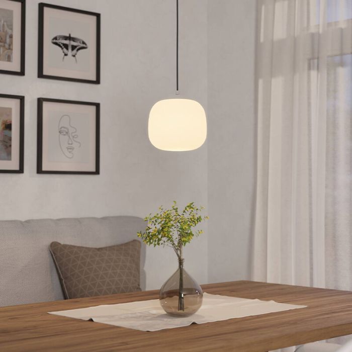 Taupe hanglamp glas, Claudia