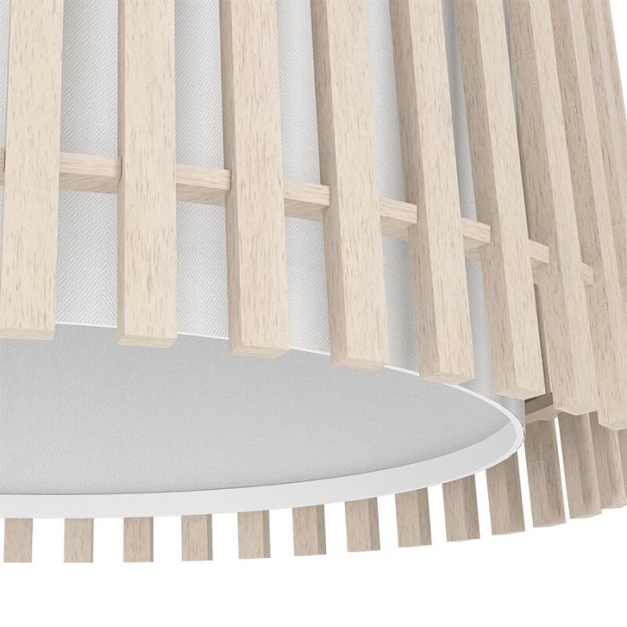 Landelijke plafondlamp hout, Farah