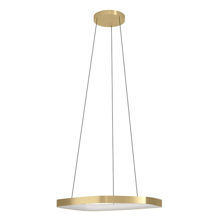Gouden design hanglamp aluminium, Samson, 25,2W, 3000K LED