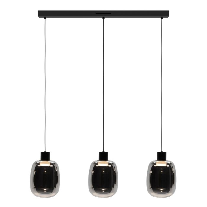 Moderne smart hanglamp rookglas, Tamika, 3,7W, RGBW LED