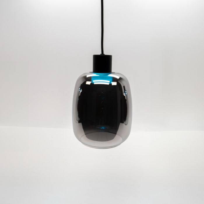 Moderne smart hanglamp rookglas, Tamika, 3,7W, RGBW LED