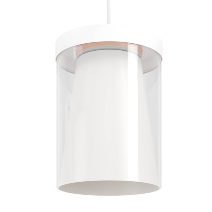 Witte moderne smart hanglamp glas, Stern, 3,7W, RGBW LED