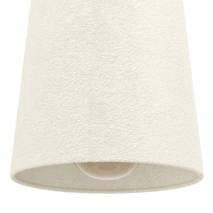 Zwarte moderne hanglamp stof, Siham