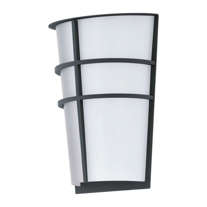 Antraciete moderne buitenlamp kunststof, Bastiaan, IP44