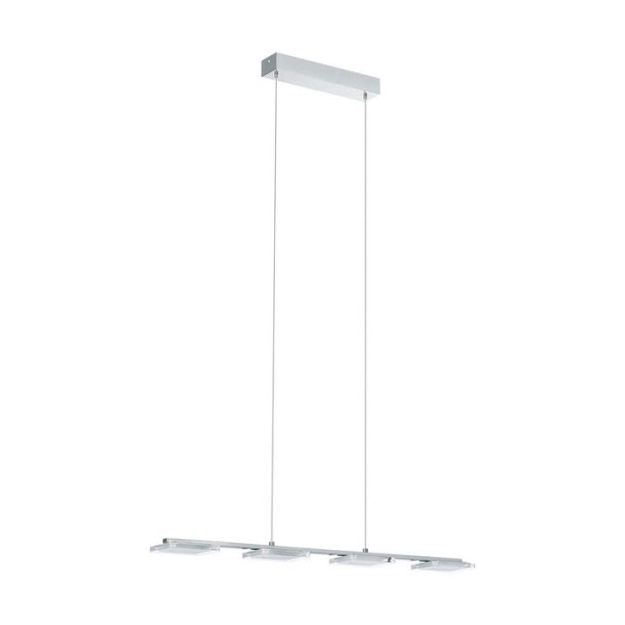 Chromen moderne hanglamp kunststof, Pace, 5W, 3000K LED