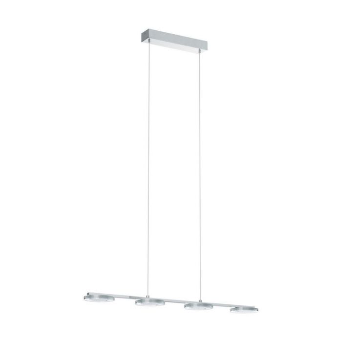 Chromen moderne hanglamp kunststof, Pace, 5W, 3000K LED