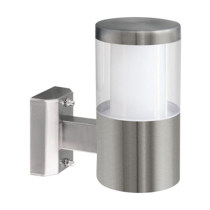 Zilveren moderne buitenlamp kunststof, Neele, IP44