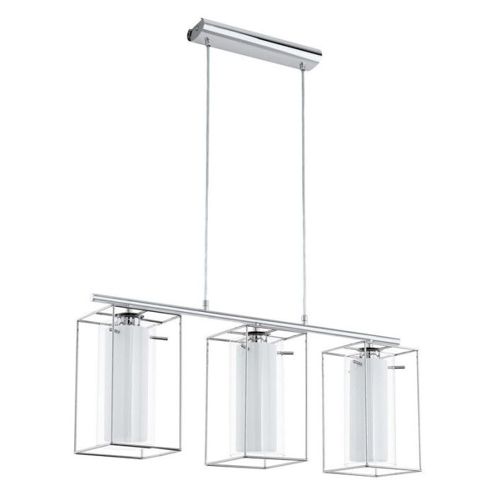 Chromen industriële hanglamp glas, Aprica