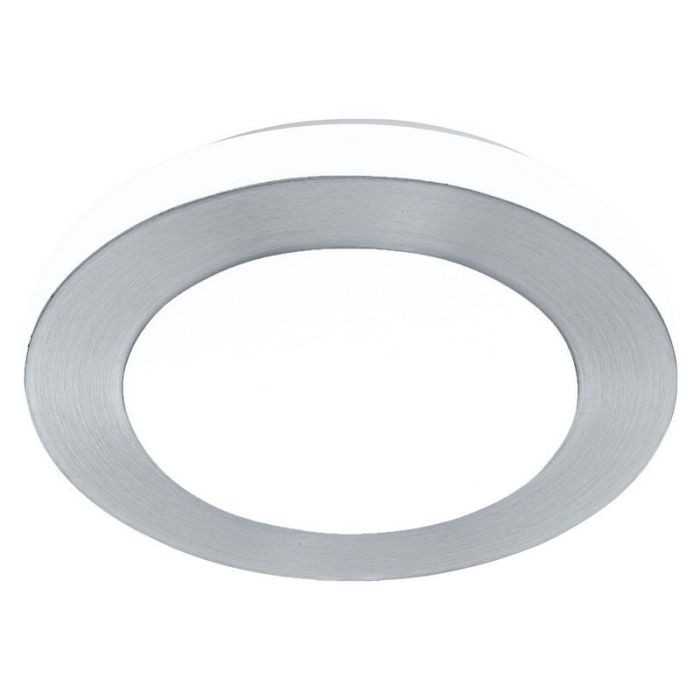 Chromen plafondlamp kunststof, Amina, 11W, 3000K LED, IP44