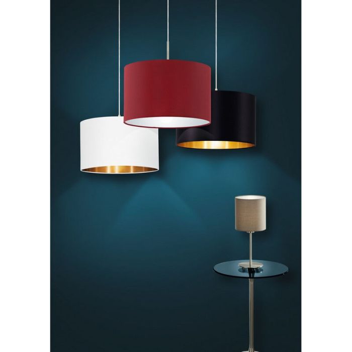 Koperen moderne hanglamp stof, Abano