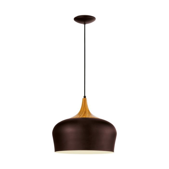 Bruine moderne hanglamp metaal, Annemarije