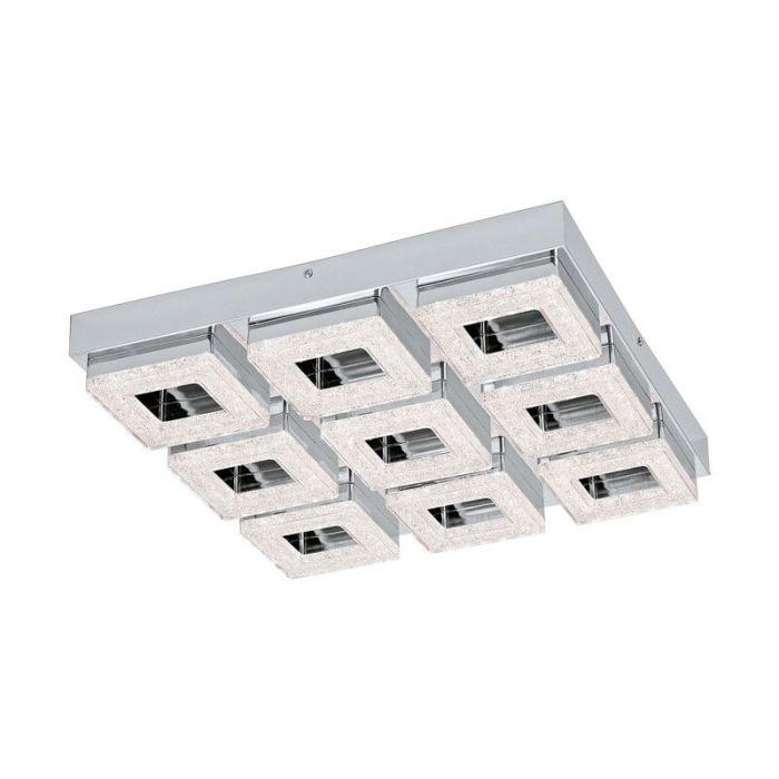 Chromen moderne wandlamp kunststof, Arjo, 4W, 3000K LED
