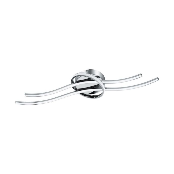Chromen design plafonniere, Tinus, aluminium, 6w 3000K (warm wit) LED