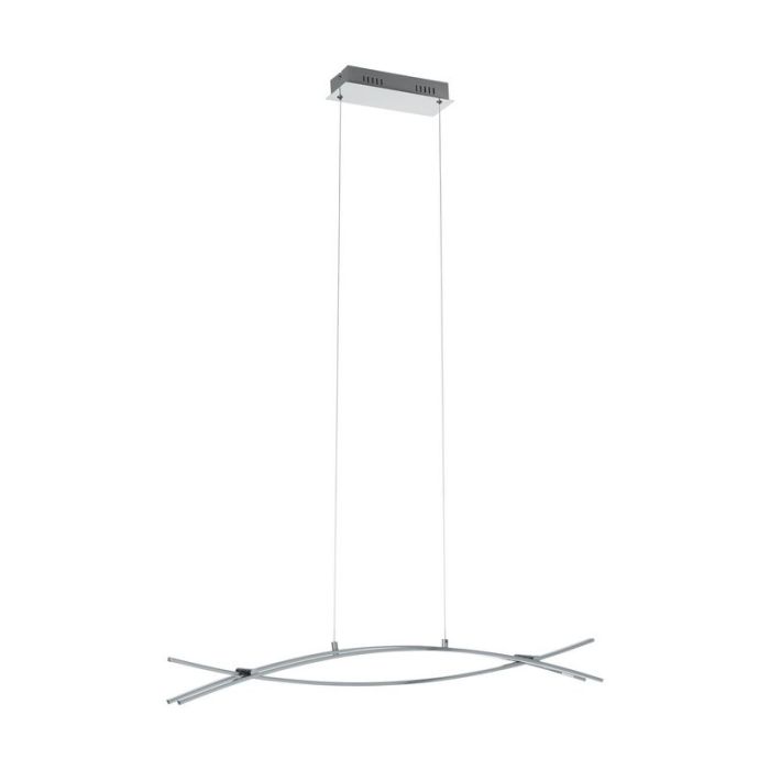 Chromen moderne hanglamp aluminium, Josua, 9W, 3000K LED
