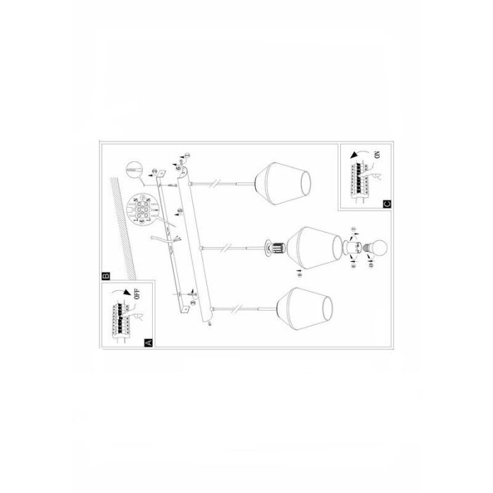 Grijze moderne hanglamp glas, Carl