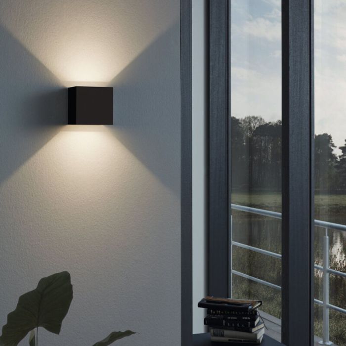 Antraciete moderne buitenlamp aluminium, Owen, IP54
