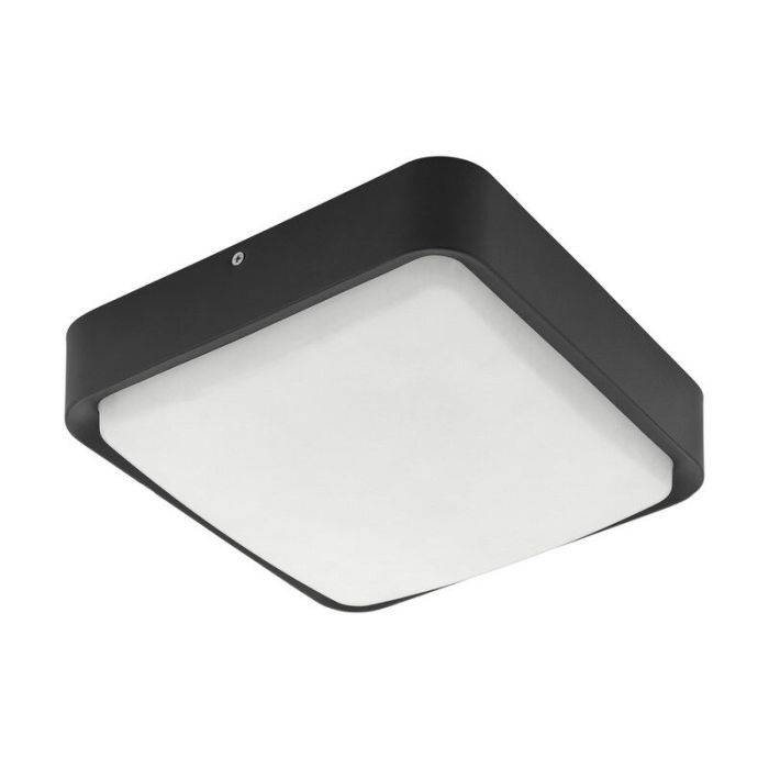 Zwarte buitenlamp aluminium, Mace, IP44
