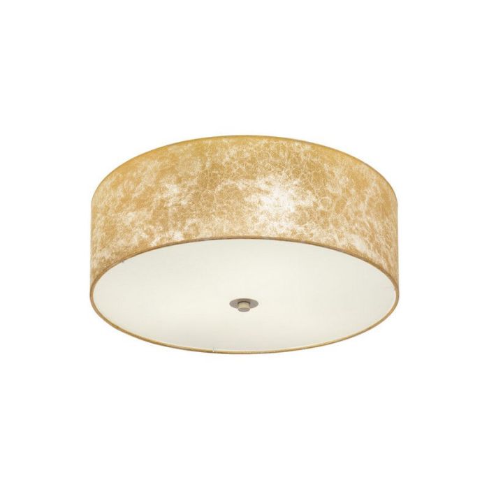 Stalen plafondlamp Megan beige