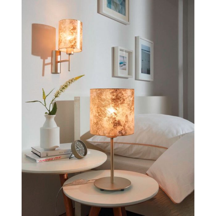 Stalen wandlamp Megan beige