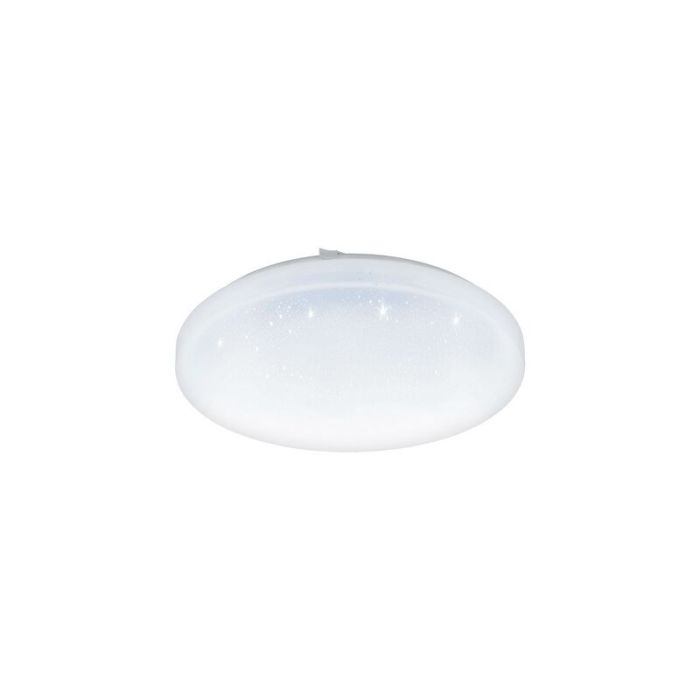 Witte plafonniere Eloise, staal, 17w 3000K (warm wit) LED
