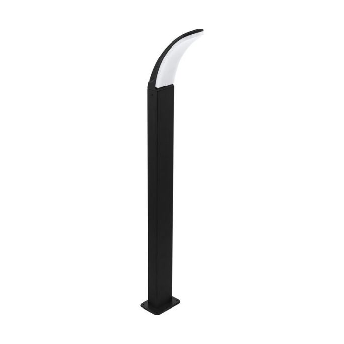 Zwarte moderne buitenlamp, Oskar, aluminium, 11w 3000K (warm wit) LED