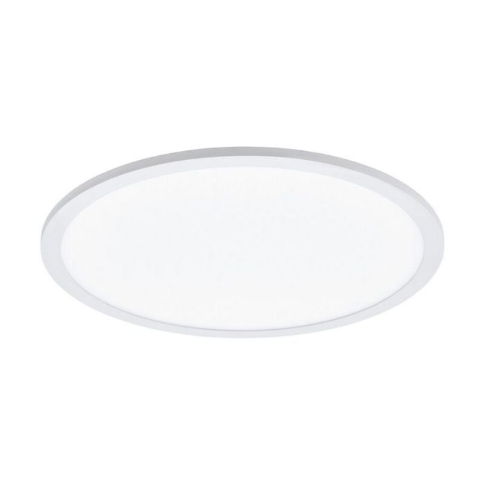 Witte plafonniere Ericus, aluminium, met verstelbare lichtkleur