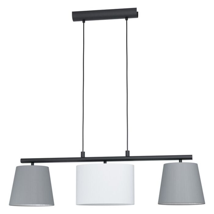 Grijze moderne hanglamp staal, Anina