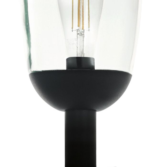 Zwarte moderne buitenlamp, Kerwin, aluminium, IP44