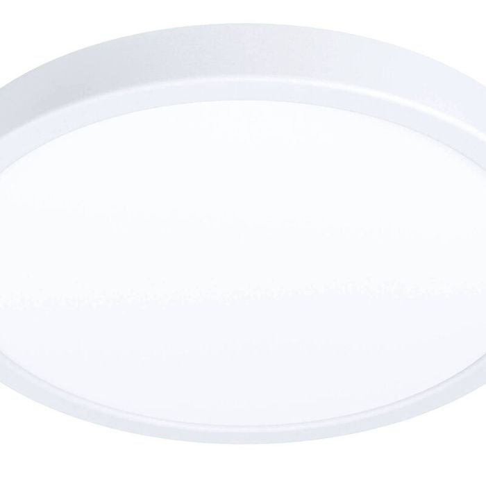 Witte smart plafondlamp kunststof, Geraldo, 19,5W, warm tot koud wit verstelbare LED, IP44