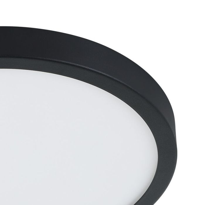 Witte smart plafondlamp kunststof, Geraldo, 19,5W, warm tot koud wit verstelbare LED, IP44