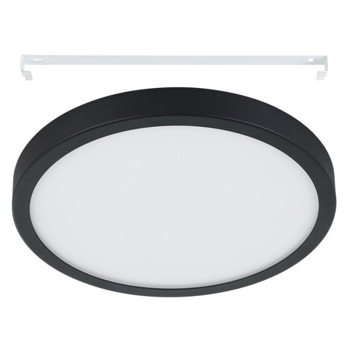 Witte smart plafondlamp kunststof, Geraldo, 19,5W, warm tot koud wit verstelbare LED, IP44