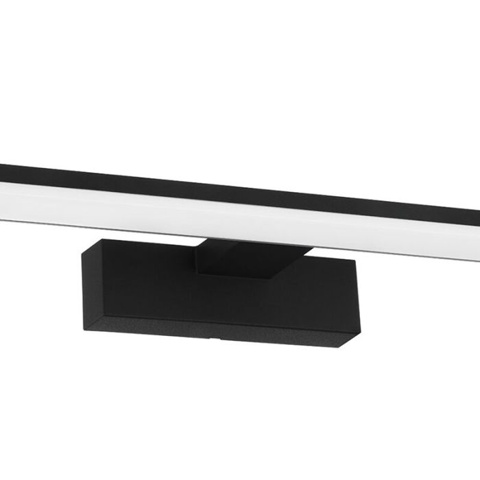 Zwarte spiegelverlichting kunststof, Nancy, 11W, 4000K LED, IP44