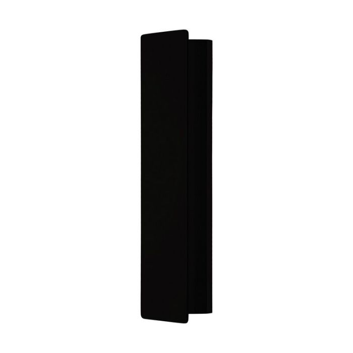 Zwarte moderne wandlamp, Zion, aluminium, 12w 3000K (warm wit) LED