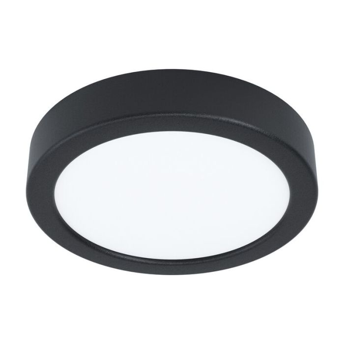 Zwarte plafondlamp Pascale, staal, 10w 3000K (warm wit) LED