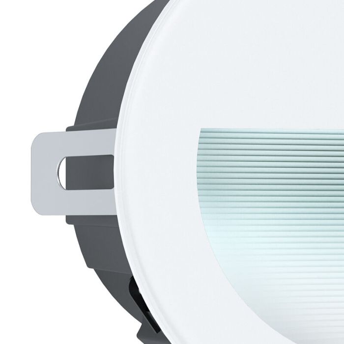 Witte moderne inbouwspot, Luigino, aluminium, 2,5W 4000K (wit) LED