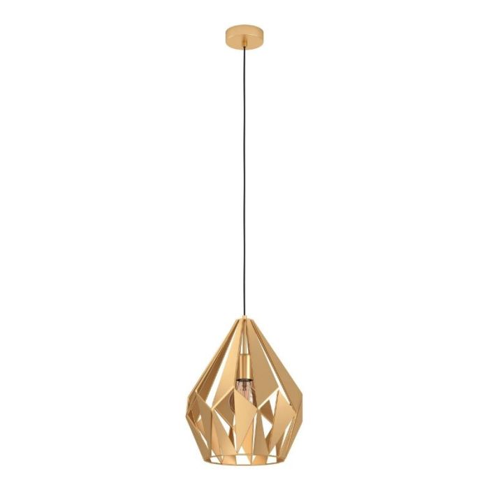 Gouden industriële hanglamp aluminium, Acri