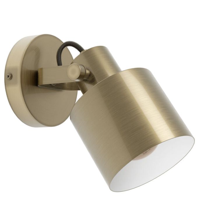 Gouden industriële wandspot aluminium, Kwinten