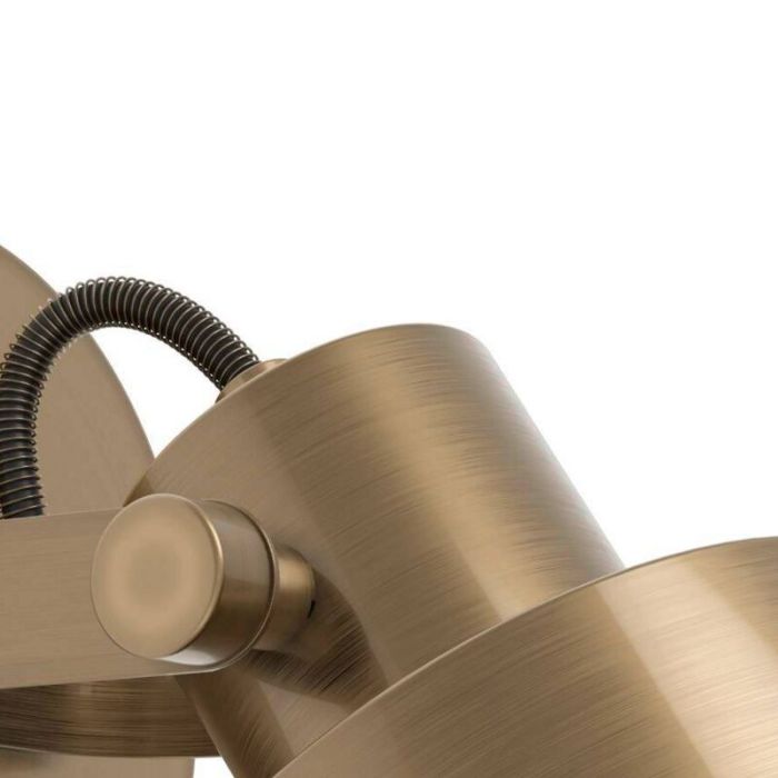 Gouden industriële wandspot aluminium, Kwinten