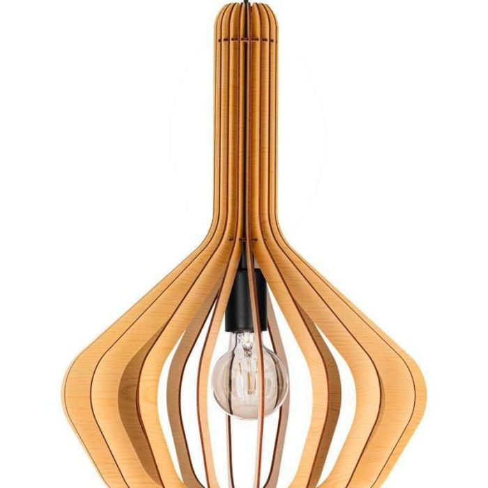 Houten hanglamp bruin, Kenney