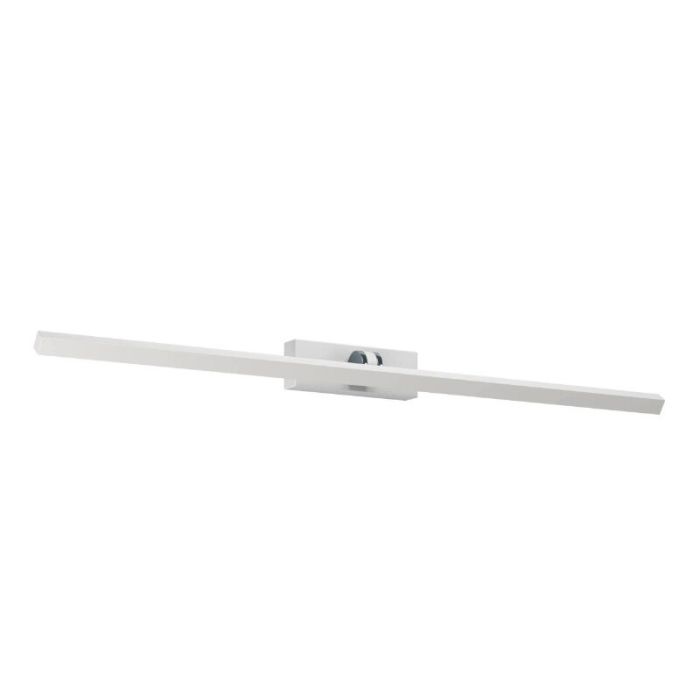 Witte moderne spiegelverlichting kunststof, Keisha, 5W, warm tot koud wit verstelbare LED, IP44, 3-staps dimbaar