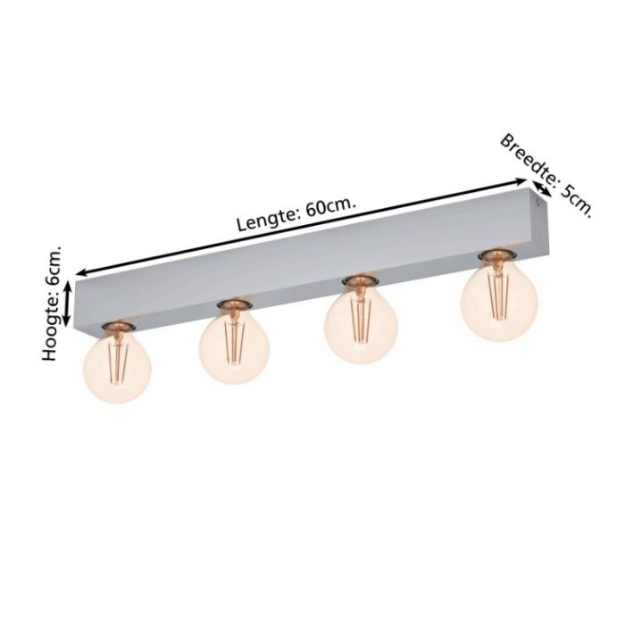 Chromen wandlamp aluminium, Raoul