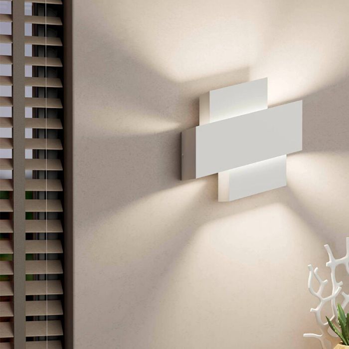 Witte design wandlamp aluminium, Kylie